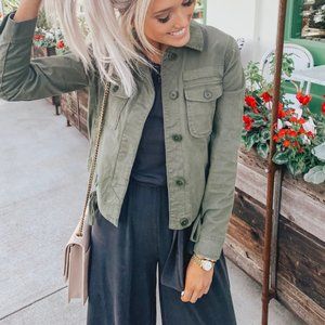 Banana Republic | Cropped, Wide-Leg Jumpsuit